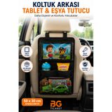 bgvibe Araba İçi Tablet Tutucu Koltuk Arkası Organizer Araç Oto Çocuk Çok Bölmeli Organizer Cepli Eşya Düzenleyici