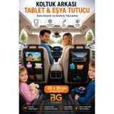 bgvibe Araba İçi Tablet Tutucu Koltuk Arkası Organizer Araç Oto Çocuk Çok Bölmeli Organizer Cepli Eşya Düzenleyici
