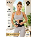 bgvibe Unisex Termal Terletici Korse Bel Göbek Inceltici Şekillendirici Yağ Yakıcı Kemer Fitness Lohusa Korsesi - Standart - Siyah