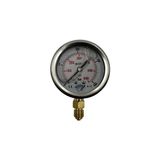 Bh Ø 63 - 0 - 400 Bar 1/4 Alttan Çıkışlı Gliserinli Manometre
