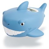 b&h Zamanlayıcı ve Saatli Bebek Banyo Termometresi, Su Geçirmez Yüzer Su Termometresi, Küvet ve Oda için Dijital Güvenli Bebek Termometresi, Doğru Sıcaklık Okumaları, Köpekbalığı