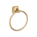 BH36092CZ | Şampanya Bronz Havlu Halkası | 7-9/16 Inç (192 Mm) Uzunluk | Banyo Duvarı Için El Havluluk | Küçük Mutfak ve Banyo Aksesuarları - Option-1 - Acı Kahverengi