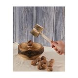 bhava lara Ahşap Kabuklu Ceviz Fındık Badem Kırıcı Ve Tokmak Seti bhl000039