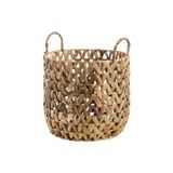 bhava lara Kahverengi Bambu Rattan Sepet 34x32cm