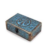BHAVATU |Ahşap Mücevher Kutusu, Takı Kutusu, Tarot Kutusu, Göksel Ev Dekoru, Cadı Kutusu, Yaşam Ağacı, İncik Kutusu |Boyut- 20,32 cm x 12,7 cm x 6,3 cm, | Dekoratif Saklama Kutusu