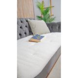 Bhoota Home Peluş Koltuk Örtüsü, Ekru Koltuk Minderi, İçi Elyaf Dolgulu Yıkanabilir Koltuk Şiltesi, 70x150 Cm