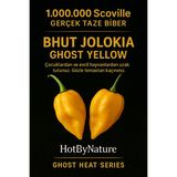 Bhut Jolokıa Ghost Yellow Pepper / 800.000 Scoville - Gerçek Taze Acı Biber - 2 Adet