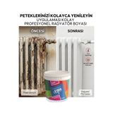 Bi Boya Isıya Dayanıklı Radyatör Petek Boyası 0.75 Lt Beyaz