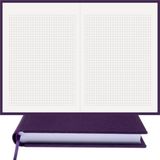 Bi Defter Kareli Defter – Viskon Kumaş Ciltli, %100 El Yapımı, El Dikişi, (Iplik Dikiş) “benzersiz Ürün” A/5 - Mor