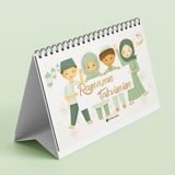 Bi' Dünya Haber Çok Renkli Çocuklar İçin Tekil Ramazan Takvimi Masaüstü 1 Adet