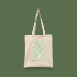 Bi' Dünya Haber Kader Gayrete Aşıktır (Mini Çiçek) Islami Seri Tote Bag Baskılı Bez Çanta