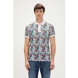Bi-Face Marshmallow Beyaz Polo Yaka Erkek T-Shirt