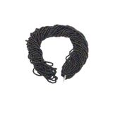Bi hızlı 11/0 Cam Kum Boncuk Çekoslovakya Boncuğu 2 mm, 12 Dizi Alacalı Mor