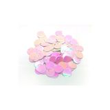 Bi hızlı 20 mm Süsleme Pulu, Elbise Pulu, Çanta Pulu, Payet Pul (110 Adet 20 Gram) Holografik Beyaz
