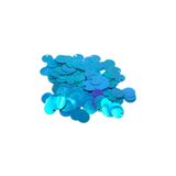 Bi hızlı 20 mm Süsleme Pulu, Elbise Pulu, Çanta Pulu, Payet Pul (110 Adet 20 Gram) Holografik Turkuaz