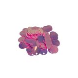 Bi hızlı 20 mm Süsleme Pulu, Elbise Pulu, Çanta Pulu, Payet Pul (110 Adet 20 Gram) Janlanlı Pembe