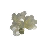 Bi hızlı 20 mm Süsleme Pulu, Elbise Pulu, Çanta Pulu, Payet Pul (20 Gram Yaklaşık 110 Adet ) Desenli Krem