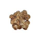 Bi hızlı 25 mm Mango Pul Süsleme Pulu, Elbise Pulu, Çanta Pulu, Payet Pul ( 20 Gram Yaklaşık 60 Adet ) Metalik Bronz