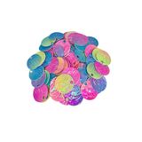 Bi hızlı 25 mm Mango Pul Süsleme Pulu, Elbise Pulu, Çanta Pulu, Payet Pul ( 20 Gram Yaklaşık 60 Adet ) Unıcorn Pembe