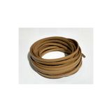 Bi hızlı 4mm Süet Deri ip 3 Metre (Açık Kahverengi)