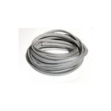 Bi hızlı 4mm Süet Deri ip 3 Metre (Gümüş)