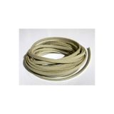 Bi hızlı 4mm Süet Deri ip 3 Metre (Sütlü Kahverengi)
