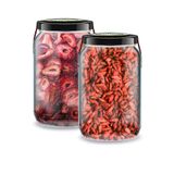 Bi Kavanoz Goji Berry + Bi Kavanoz Yaprak Çilek Kurusu Çilek Cipsi 660 cc'lik 2 Adet Cam Kavanozda