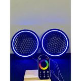 Bi Moda Dokunmatik Kumandalı 20 cm Neon Işıklı Midrange Hoparlör Kapağı 1 Takım (2 Adet)