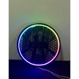 Bi Moda Pixel 30 cm Bass ve Midrange Hoparlör Kapağı 358 Modlu Neon Işıklı Kayar LED Bas Kapağ