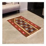 Bi.Te Rich Kilim Seccade - 120 x 66 cm - Kök Boya - El İşçiliği (S006)
