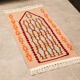 Bi.Te Rich Kilim Seccade - 123 x 64 cm - Kök Boya - El İşçiliği (S005)