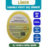 Bia Life Limon Özlü Doğal El Yapımı Sabunlu Vücut Duş Süngeri - Sarı