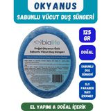 Bia Life Okyanus Özlü Doğal El Yapımı Sabunlu Vücut Duş Süngeri - Turkuaz