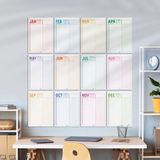 Bi'aldım 2027 Aylık Planlayıcı Duvar Takvimi, A4, 33X48 Cm, 50X70 Cm, Alışkanlık Takipçisi,yapılacaklar Listesi, Monthly Wall Planner Calendar, Habbit Tracker, To Do List - 33 x 48 cm
