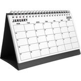 Bi'aldım 2027 Aylık Planlayıcı Masa Takvimi, 2027 Masa Takvimi, Notlu Takvim, 2027 Monthly Planner Desk Calendar - 1 Adet - Kahverengi
