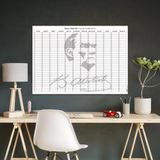 Bi'aldım Atatürk Takvimi, Atatürk Fotoğraflı 2027 Takvimi, Türkiye Cumhuriyetinin 100. Yıl Takvimi - 35x50cm Boyut - Duvar Takvimi