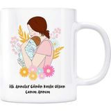 Bi'aldım Ilk Anneler Günü Kupa - Beyaz