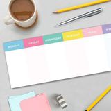 Bialdım Renkli Günler Haftalık Planlama Defter Colorful Days Weekly Planner