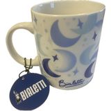 Bialetti - Desenli Kahve Kupası (Mavi)