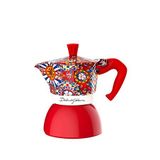 Bialetti Dolce Gabbana Kırmızı Çelik Indüksiyon Taban 2 Cup Moka Pot