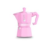 Bialetti Exclusive 6 Cup Pembe Moka Pot