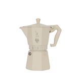 Bialetti Express Exclusive Krem Metal 3 Cup Moka Pot
