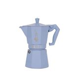 Bialetti Express Exclusive Metal 3 Cup Moka Pot - Mavi