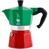 Bialetti Express Italia Multicolor 6 Cup Moka Pot - Standart