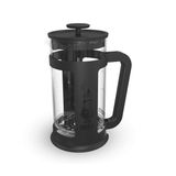 Bialetti French : Yaklaşık 350mL kapasiteli hazırlayıcı - Polipropilen Gövde - Bulaşık Makinesinde Yıkanabilen Borosilikat Sürahi - Paslanmaz Sistemi