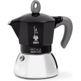 Bialetti İndüksiyon Siyah Moka Pot