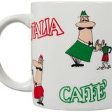Bialetti - Kupa - Mug Tricolore Omino - 250mL - Porselen