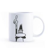 Bialetti Omino 320 ml Beyaz Porselen Kupa