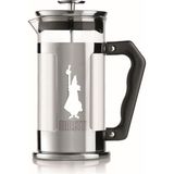 Bialetti - Preziosa French Press: Yaklaşık 350ML Kapasiteli Kahve Hazırlayıcı - 18/10 Paslanmaz Çelik Gövde - Bulaşık Makinesinde Yıkanabilen Borosilikat Cam Sürahi - Paslanmaz Çelik Filtre Sistemi - 001-Renkli