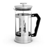 Bialetti - Preziosa French Press: Yaklaşık 350mL kapasiteli kahve hazırlayıcı - 18/10 Paslanmaz Çelik Gövde - Bulaşık Makinesinde Yıkanabilen Borosilikat Cam Sürahi - Paslanmaz Çelik Filtre Sistemi